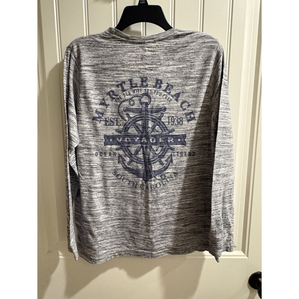 “Myrtle Beach” Graphic Print Men’s Long sleeve tee Sz S/M